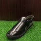 Luxury Round Shape Black Peshawari Chappal